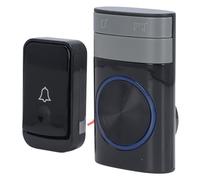 Asixxsix Campanello wireless, campanello impermeabile IP44 con 52 melodie e 4 livelli di volume, portata di 200 m, a batteria con modalità silenziosa, per casa, aula, ufficio