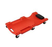 Asixxsix Carrello Meccanico, Tavola Sdraiata Portatile per Riparazioni Auto Con Rotelle, Capacità Di Peso Di 200 Kg per Auto Con Luce LED, Strumenti Di Riparazione del Fondo del Ponte