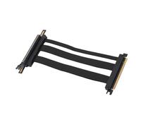 Asixxsix Cavo Riser PCIe 5.0, Cavo di Prolunga GPU Schermato Ad Alta velocità da 128 Gbps con Design Ad Angolo Retto per Server Case PC ITX Costruisce Forniture per Computer (20 cm)