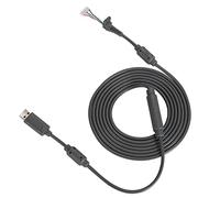 Asixxsix Cavo Sostitutivo per Gamepad 4 Pin, Adattatore Resistente all'Usura per Controller 360, Cavo Sostitutivo USB da 8,2 Piedi con Distacco per 360 (Grey)