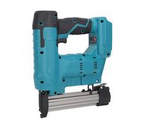 Asixxsix Chiodatrice senza fili,graffatrice elettrica 20 V 50 W 50-60 Hz con 100 chiodi diritti F32 mm e 100 chiodi a forma di N, alimentata a batteria, per la (Chiodatrice a batteria +200 chiodi)