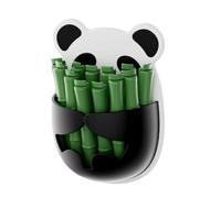 Asixxsix Clip Magnetica per Sigillare il Frigorifero, Clip per Pacchetti di Cibo a Forma di Panda Carino, per Chip da 12 Pezzi con Scatola Magnetica Magneti per il Frigorifero (Magnetico)