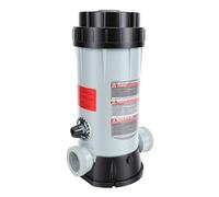 Asixxsix Cloratore Automatico per Piscina, Alimentatore Automatico di Cloro Regolabile in Linea per Piscina Fuori Terra, Distributore di Cloro per Interrata