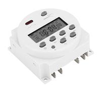 Asixxsix CN101A DC 12V Mini LCD Digitale Microcomputer Interruttore Timer di Alimentazione con Tempi Precisi e Batteria Ricaricabile Incorporata per Apparecchiature di Trasmissione di Scatole
