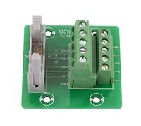 Asixxsix Connettore Scheda PLC con Intestazione Maschio per Modulo di Interfaccia per Montaggio su Guida DIN con Morsettiera a Vite Adatta per Utenti PLC Verde