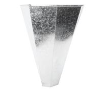 Asixxsix Cono per Trattenere Polli, Cono per Uccidere Pollame con Parte Posteriore Piatta in Acciaio Legato di Medie Dimensioni, Attrezzatura per la Lavorazione del Pollame Facile da Pulire, per