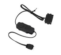 Asixxsix Controller di Alimentazione ARGB 5V a 3 Pin per Ventole PC Dispositivi di Raffreddamento Dispositivi Fai-da-Te Dimensioni Portatili Pulsanti Semplici per Accessori per Computer (Black)