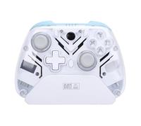 Asixxsix Controller di Gioco Wireless 2.4G, Controller di Gioco per PC BT a Doppia Vibrazione con Trigger Effetto Hall e Illuminazione RGB per Android OS X Vince, Personalizzabile