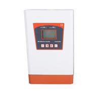 Asixxsix Controller Ibrido Solare Eolico, Controller di Carica Ibrido Doppio MPPT da 2400 W 48 V, con Tecnologia MPPT con connettività APP Doppio Alimentatore per Lampione Stradale Domestico