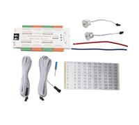 Asixxsix Controller Intelligente per Luci Scale con Sensore di Movimento a LED, Kit Luci Scale a LED Automatiche a 32 Canali, 4 modalità Regolabili, per Illuminazione ScaleInterne