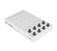 Asixxsix Controller MIDI, 16 Pad Retroilluminati RGB Sensibili Alla velocità Drum Pad, Beat Maker con USB C Bluetooth Cablato per FL Studio Logic Pro GarageBand IOS