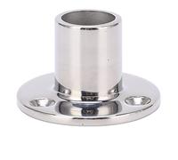 Asixxsix Corrimano per Barca Standard Originale Base Rotonda Raccordo in Acciaio Inossidabile 316 per Tubo da 25 Mm, Hardware Marino con Prestazioni Stabili per Accessori per Yacht (90°)