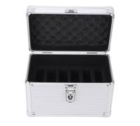 Asixxsix Custodia per CD e DVD, 6 scomparti, impermeabile, nera, custodia portatile per DVD, custodia antipolvere per CD, per auto, casa, viaggi