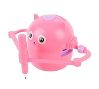 Asixxsix Disegno Robot per Bambini con 100 Carte, Giocattolo Educativo Interattivo con Interazione Vocale, Macchina per la Pittura Artistica Creativa per Ragazzi di età Compresa (Roseo)