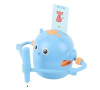 Asixxsix Disegno Robot per Bambini con 100 Carte, Giocattolo Educativo Interattivo con Interazione Vocale, Macchina per la Pittura Artistica Creativa per Ragazzi di età Compresa (cielo blu)