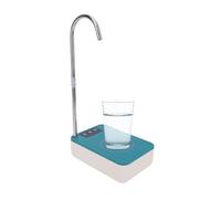Asixxsix Dispenser bottiglia d'acqua desktop, Pompa di bottiglia d'acqua portatile automatica per 5 3 2 galloni di acqua in bottiglia universale, Pompa elettrica ricaricabile USB (GREEN)