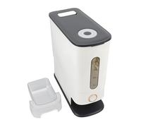 Asixxsix Dispenser di Riso da 26,5libbre, Contenitore per Cereali di Grande Dimensionei con Coperchio Ermetico, Secco per Distributore di Cereali Domestico una Prova di umidità per Mais di Soia