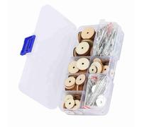 Asixxsix Doll Engage Screw/Fastener Robusta Coppiglia Scatola Portaoggetti Giunti per Bambole Organizzati 50 Set per Orsacchiotti Che Fanno Amanti Dell'artigianato