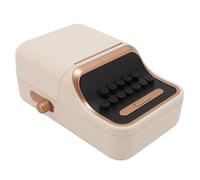 Asixxsix Etichettatrice Bluetooth, Stampante Termica per Etichette Portatile Stile Macchina da Scrivere Vintage Supporta Etichette di Larghezza 30-52mm Piccola Etichettatrice Senza
