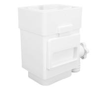 Asixxsix Filtro a Foglia per Grondaia, Adattatore per Grondaia con Attacco Universale per Tubi di Scarico 2x3 o 3x4 (WHITE)