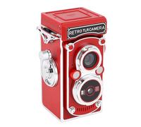 Asixxsix Fotocamera Digitale Vintage, Batteria da 1000 MAh 24 MP 2,7 K Videocamera retrò Portatile, Stile TLR con Messa a Fuoco Automatica Schermo da 1,54 Pollici per Viaggi Registrazione Quotidiana
