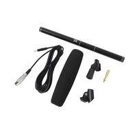 Asixxsix Fucile Microfono a Condensatore, Pickup Doppio e Doppio Microfono Core per Intervallo, per Fotocamera Professionle per Videocamera Slr Digitale Registrazione Video