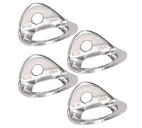 Asixxsix Gancio per bulloni da 25 KN, 10 Ganci da Arrampicata in Acciaio Inossidabile, Accessorio Hardware per la Protezione da speleologia all'aperto per Arrampicata su Roccia