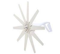 Asixxsix Generatore Eolico, Kit Generatore Eolico Antipioggia da 400 W con 10 Pale, Domestico per Barche Fattorie Domestiche (DC12V)