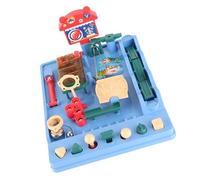 Asixxsix Giocattolo da Pista da Corsa con Palline per Bambini, Gioco da Pista Labiinto in Marmo in Plastica Gioco Interattivo Educativo Multifunziole Sicuro da con Palline