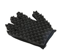 Asixxsix GUANTO A SPUGNA, SPUGNA FLESSIBILE PORTATILE PER CAPELLI TUTTO PER STYLING AFRO, GUANTO A ARRICCIACAPELLI PER TUTTI IDI CAPELLI