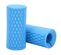 Asixxsix Impugnature per Bilanciere da 2 Pezzi, Impugnatura per Manubri Spessa in Silicone, Impugnature per Manubri Antiscivolo per Aumentare la Forza Dell'avambraccio, Sollevamento Pesi,