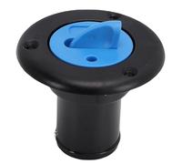 Asixxsix Ingresso Acqua Serbatoio Acqua Campers, Ingresso Portello Riempimento Dolce in Plastica ABS, Tappo Riempimento Ponte Barca, Tappo Serbatoio per Navi Yacht Camion (Black)