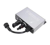 Asixxsix Inverter con Alloggiamento in Lega di Alluminio Impermeabile IP45, Inverter Solare da 100 W con Connettore CC Standard per Pannello Solare 12 V 24 V per Uso Interno