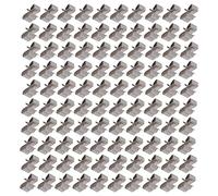 Asixxsix Kit di Clamp/Holder per Cavi 100 Pezzi, Clamp/Holder per Cavo Fotovoltaico in Acciaio Inossidabile, Gestione dei Cavi del Modulo Fotovoltaico per Pannello Solare