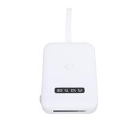 Asixxsix Kit di Extension per Capelli con Luce UV Efficiente Polimerizzazione 5-6 Secondi 18W LED 6 Pezzi Perline con Design Portatile per Uso Domestico in Salone (WHITE)