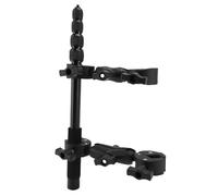 Asixxsix Kit di Montaggio della Fotocamera Motociclistico, Supporto per Morsetto Doppio Manubrio per Bici con Bastoncino Selfie Invisibile Estensibile per Morsetto per X5 X4 X3