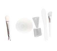 Asixxsix Kit di Strumenti per il Viso Set di Strumenti per il Viso Set di Ciotole di Miscelazione in ABS in Silicone Premium per il Regime di Cura della Pelle Pennello in Silicone per Tutti i di