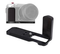 Asixxsix L Punta di Forma, Impugnatura in Lega di Alluminio Ergonomico per la Fotocamera X M5, con Piastra di Rilascio Rapido per ARCA, Facile Accesso Alla Batteria e Protezione (BLACK)