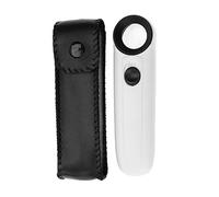 Asixxsix Lente d'Ingrandimento Portatile a LED con Ingrandimento 5X/15X/40X - Ideale per L'ispezione Dell'industria Elettronica, Dell'industria della Bellezza e Altro Ancora - Scatola/Coperchio