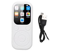 Asixxsix Lettore MP3 con Bluetooth 5.4, Schermo da 2,01 Pollici Lettore Musicale Portatile Altoparlante Integrato, Registratore Vocale, Radio FM, Sveglia, E-book, (Scheda di memoria piccola da 16 GB)