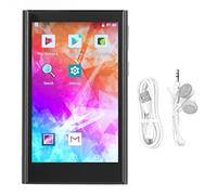 Asixxsix Lettore MP3 con Bluetooth e WiFi, Lettore Musicale Portatile su Audio Hifi, Touch Screen HD da 4 Pollici MP3 MP4, Auricolari Inclusi, Durata della Batteria Lunga (Grigio ferro)