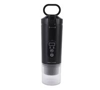 Asixxsix Macchina Espresso portatile 100W, 21 bar pressione USB C caffettiera ricaricabile con batteria 7800mAh, Compatibile con capsule e caffè macinato, per Ufficio Viaggi Camping (BLACK)