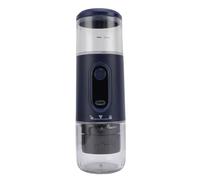 Asixxsix Macchina Espresso portatile, Compatibile con capsule e macini di caffè, 2500mAh batteria ricaricabile capsula caffettiera per Viaggi Camping Escursioni Ufficio (blu navy)