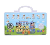 Asixxsix Macchina per L'apprendimento Arabo Inglese Malese, Giocattolo Educativo Interattivo con Puzzle Giochi Musicali Giocattolo Interattivo per L'apprendimento Dell'arabo per Bambini