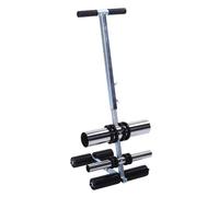 Asixxsix Macchina per Tracciare Linee di Campo, Macchina Traccialinee per Campi da Basket con Altezza Regolabile da 70 a 80 Cm Maniglia Ergonomica e Ruote Girevoli per Parcheggi