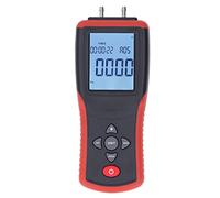Asixxsix Manometro Digitale, Manometro Differenziale LCD Retroilluminato, 12 Unità Selezionabili, Tester di Pressione HVAC con Custodia per Archiviazione Dati per Attrezzature Mediche da Laboratorio