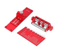 Asixxsix Maschera per Affilare Scalpelli, Guida per Affilare il Legno per Scalpelli e Pialle di Larghezza da 0,1" a 2,8" con Dispositivo per L'affilatura Dell'angolo, Misuratore