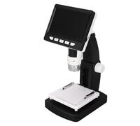 Asixxsix Microscopio Digitale, LCD 1080P HD da 4,3 Pollici con 8 Luci LED, Zoom da 50X a 1000X per Ispezione, Riparazione di Circuiti Stampati, Adulti, Bambini, Istruzione