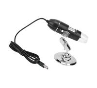 Asixxsix Microscopio Digitale, Microscopio USB Wireless con Zoom da 50X a 1600X con a LED Luci a LED Regolabili per Riparazioni Elettroniche Saldatura Ricerca Biologica Compatibile con PC