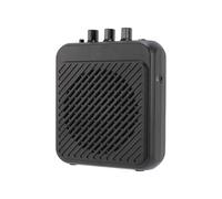 Asixxsix Mini amplificatore per chitarra, amplificatore per chitarra elettrica ricaricabile da 3 W con modalità Bluetooth Clean Overdrive, per esercitarsi all'interno e all'esterno